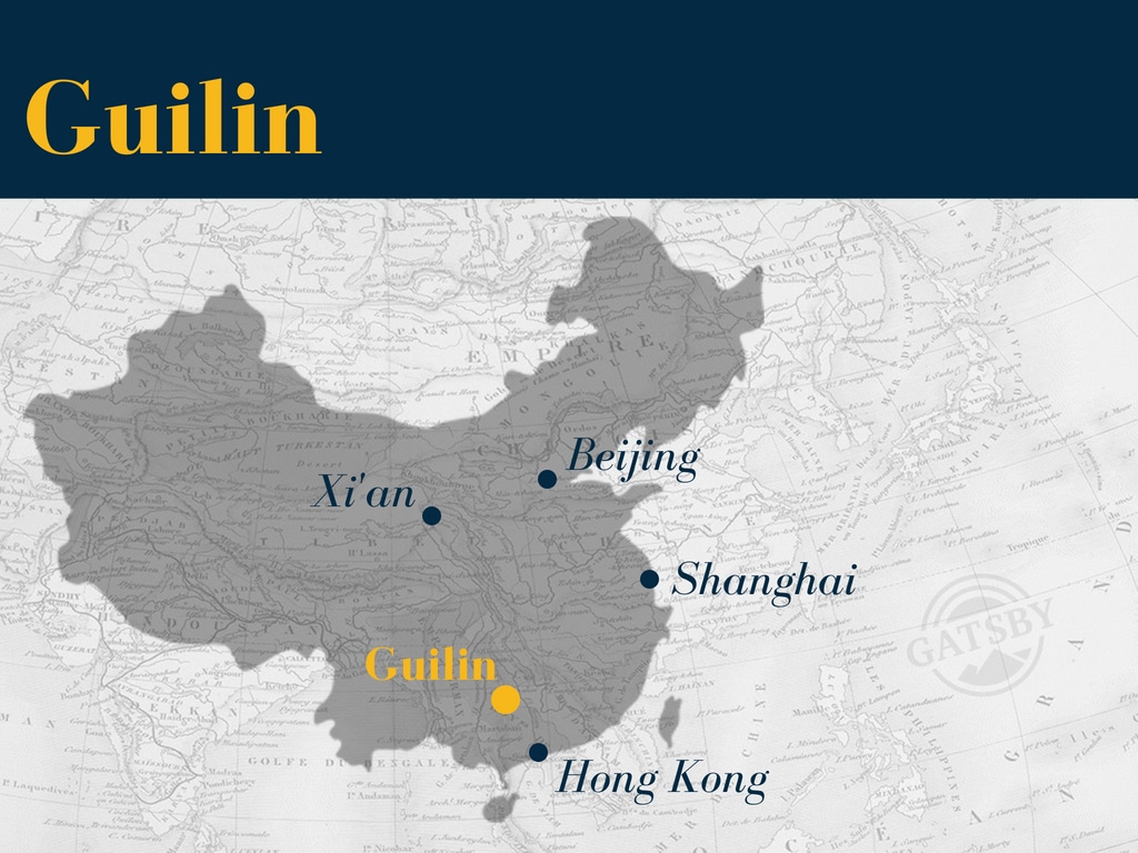 Map Guilin China