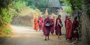 young-monks-collecting-alms-in-the-village