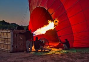 Balloon Flight Experience Over Bagan in Myanmar